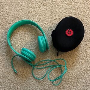 Beats by Dre Over-Ear Headphones - Teal and Black